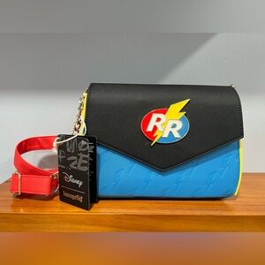 LOUNGEFLY NWT Chip N Dale Rescue Rangers Bag Crossbody Disney Exclusive $80 msrp
